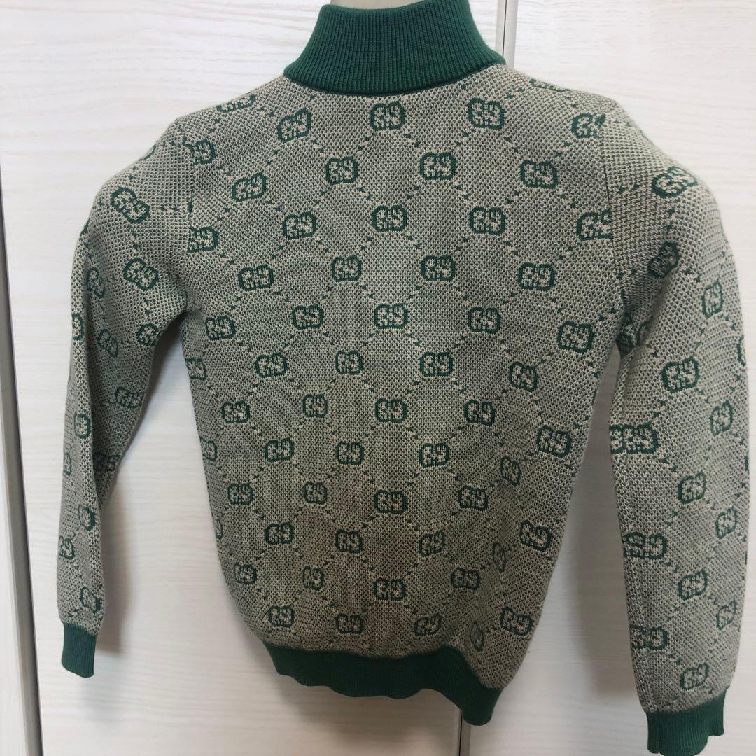 GUCCI ジップアップジャケット 24m グリーン系