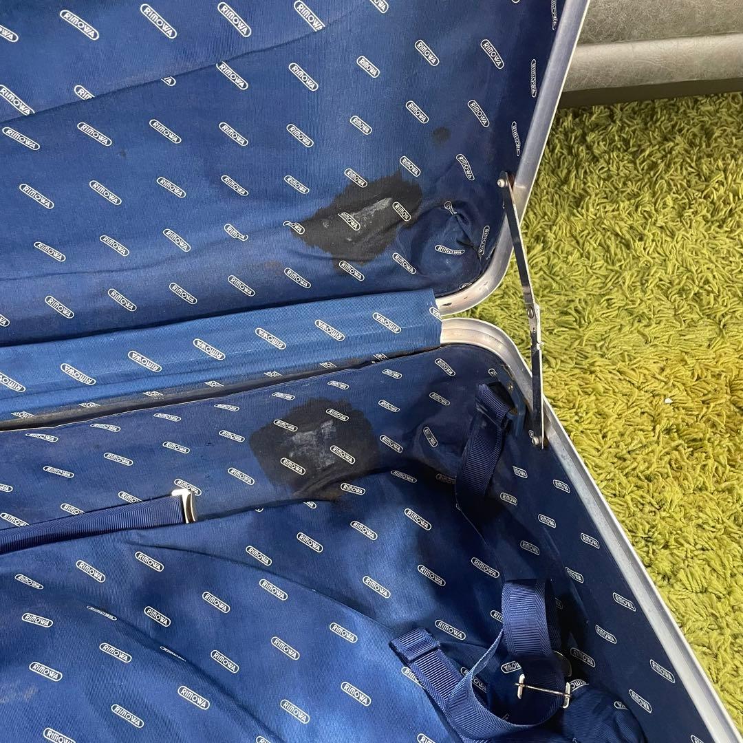 【リモワ】RIMOWA 希少　トパーズ　スーツケース　二輪使用　青ロゴ！