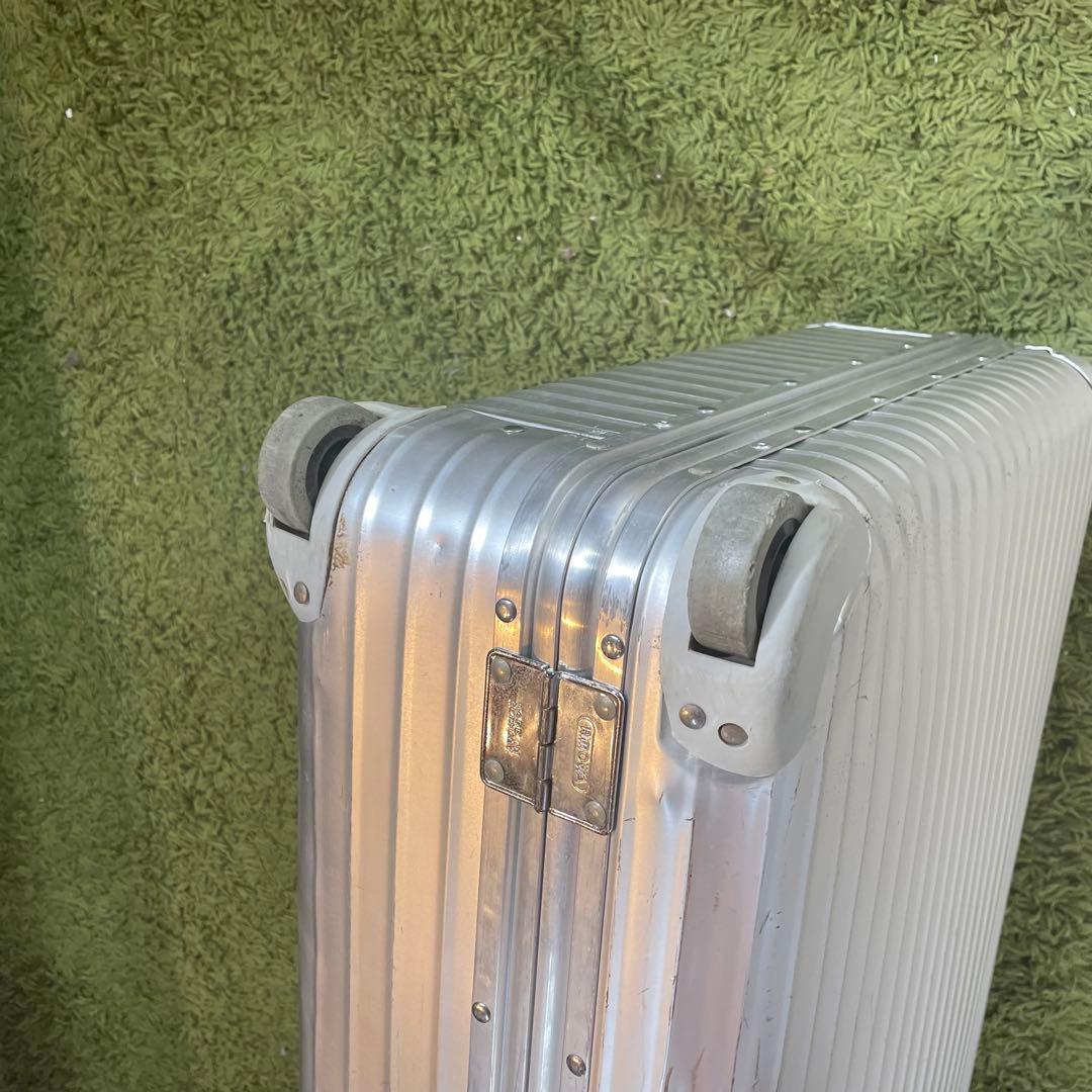 【リモワ】RIMOWA 希少　トパーズ　スーツケース　二輪使用　青ロゴ！
