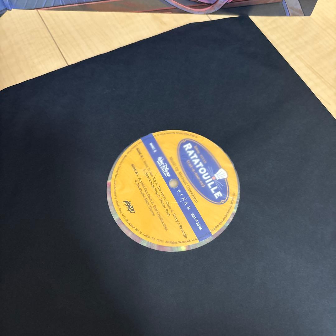 【レア】限定カラー盤レコード　レミーのおいしいレストラン ost　ピクサー