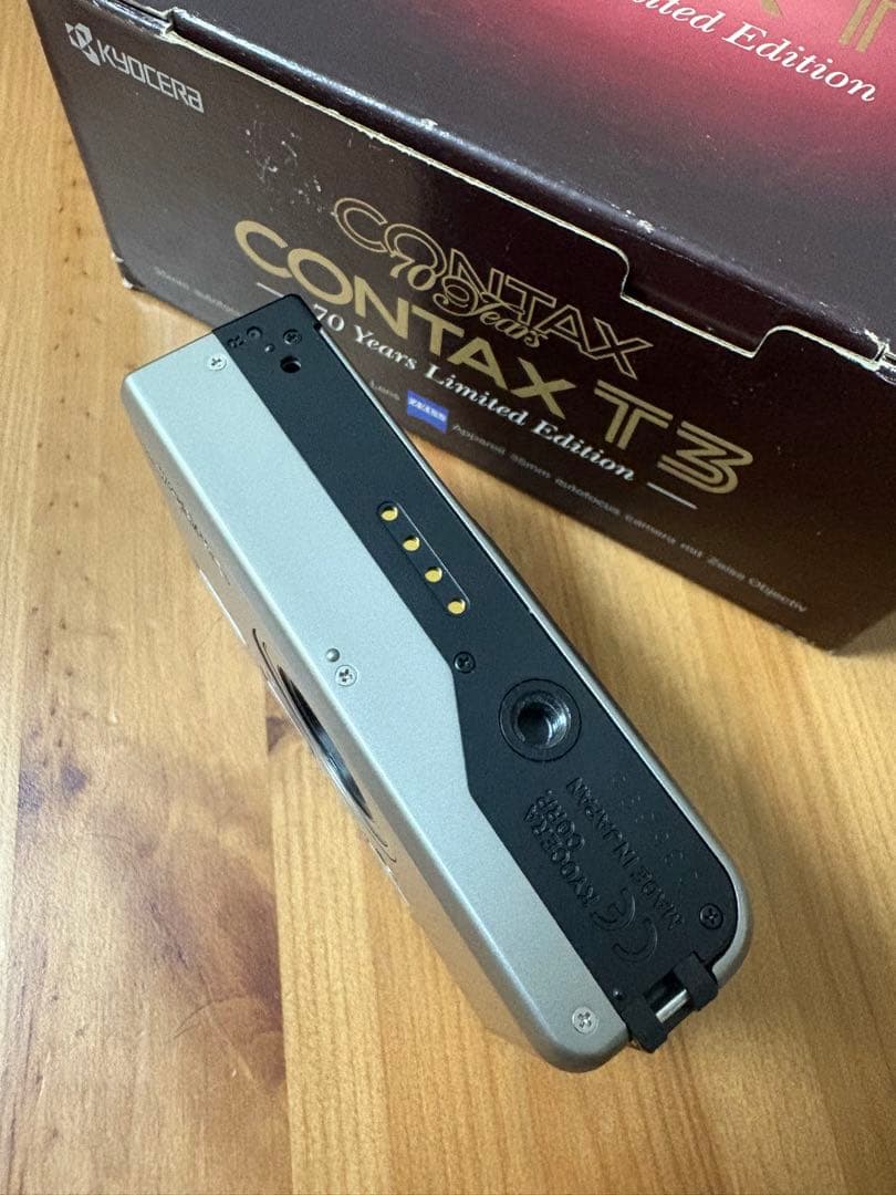 記念モデル(4点セット) CONTAX T3 70YEARS SILVER