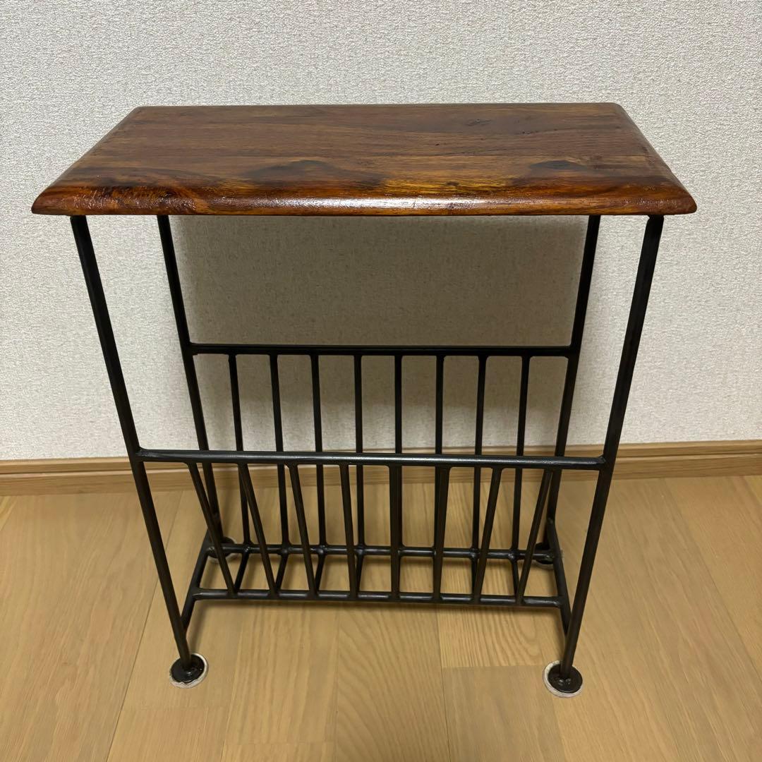 IDÉE アイアン マガジンラック サイドテーブル