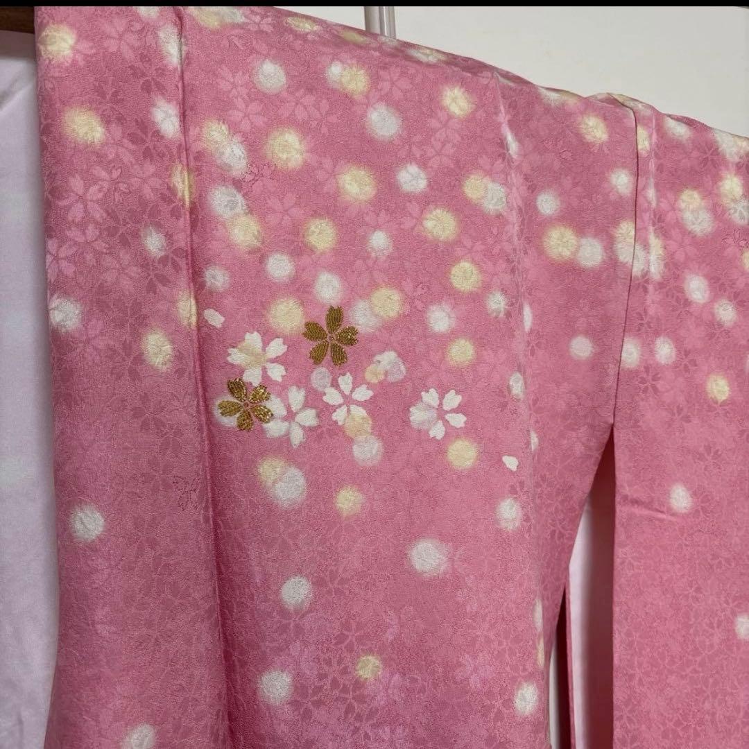 ❤️振袖　着丈174cm 袖丈69cm M〜Ｌ 袋帯　6点フルセット　正絹