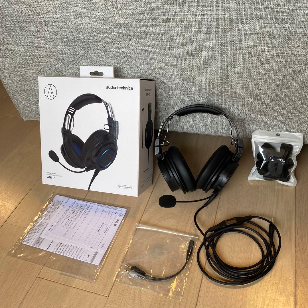 美品3回のみ使用audio-technica ATH-G1ゲーミングヘッドセット