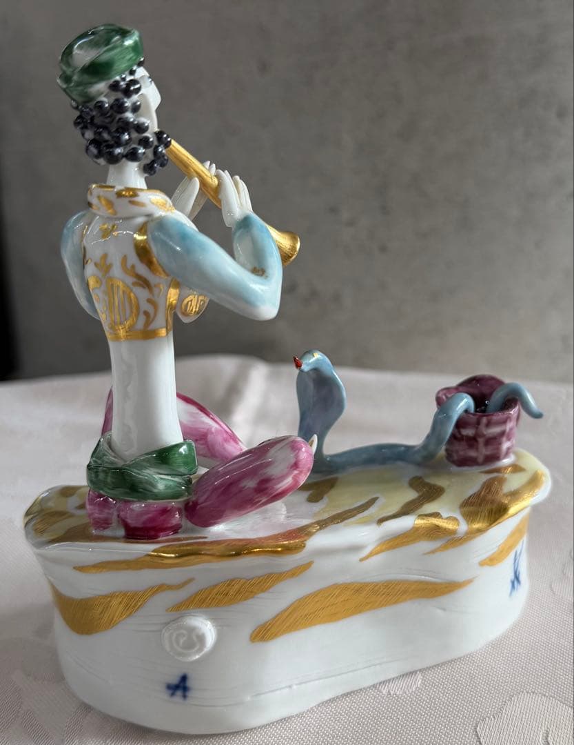 ★マイセン★アトリエ作品★手びねり人形★干支【巳年】★一級品★