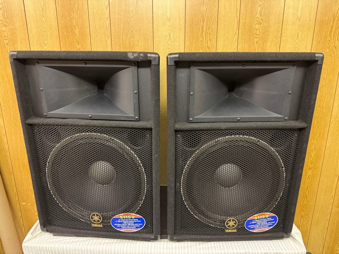 YAMAHA S115V 15インチ PA スピーカー ペア