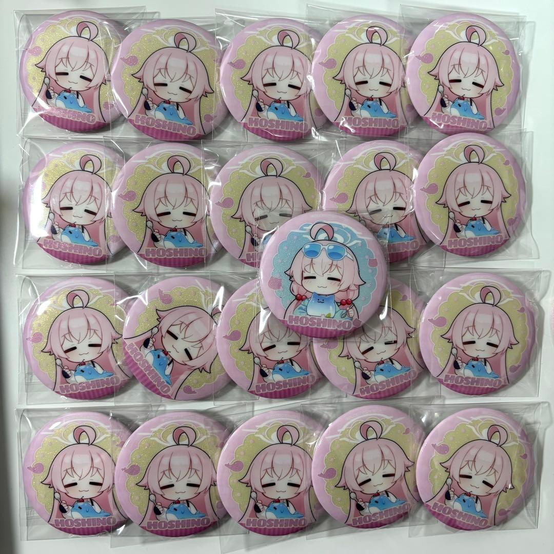 ブルーアーカイブ　ブルアカ　小鳥遊ホシノ　缶バッジ　中国限定　会場特典