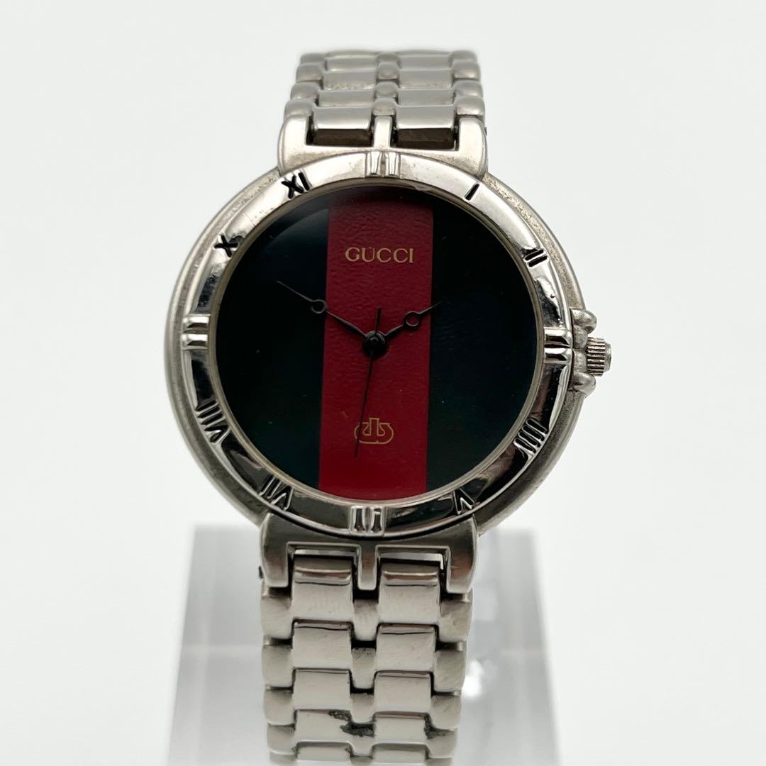 グッチ シェリーライン ローマン シルバー メンズ 腕時計 ペアウォッチ