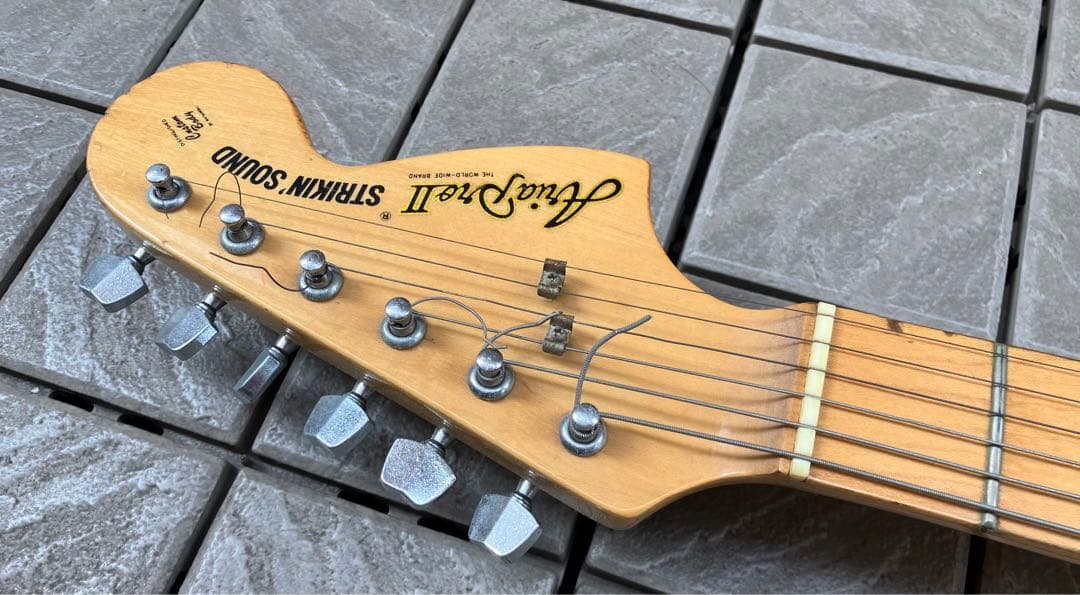 Aria pro Ⅱ ストラトキャスター ラージヘッド SSH Nカラー