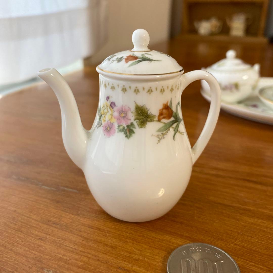 ウェッジウッド ミラベル　ミニチュア　ティーセット　コーヒーセット　タンカード