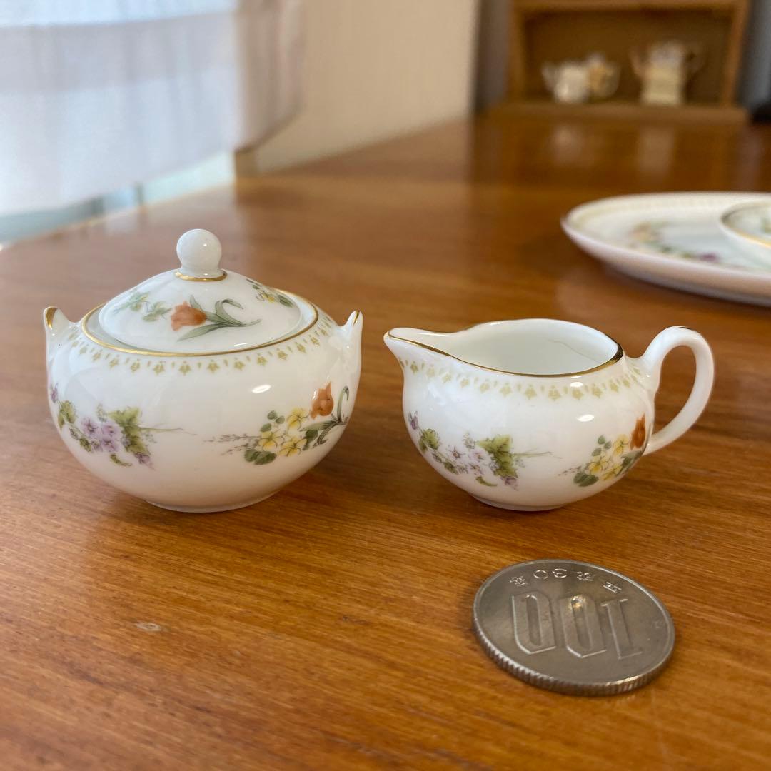 ウェッジウッド ミラベル　ミニチュア　ティーセット　コーヒーセット　タンカード