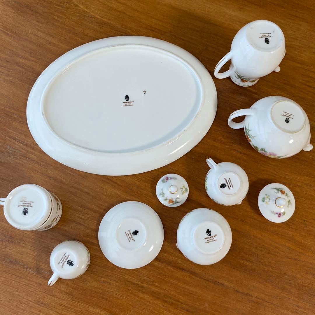 ウェッジウッド ミラベル　ミニチュア　ティーセット　コーヒーセット　タンカード