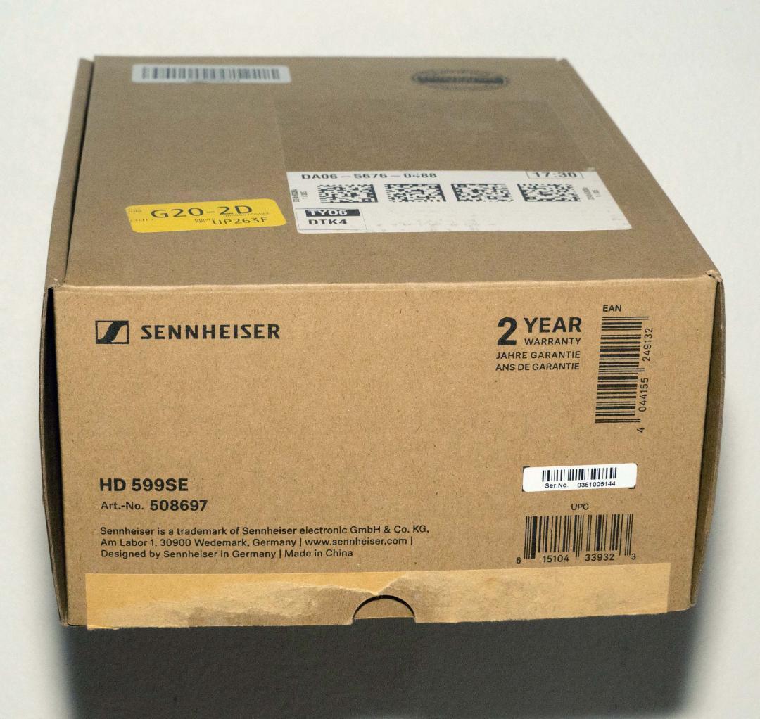 ゼンハイザー Sennheiser HD 599SE 開放型有線ヘッドホン