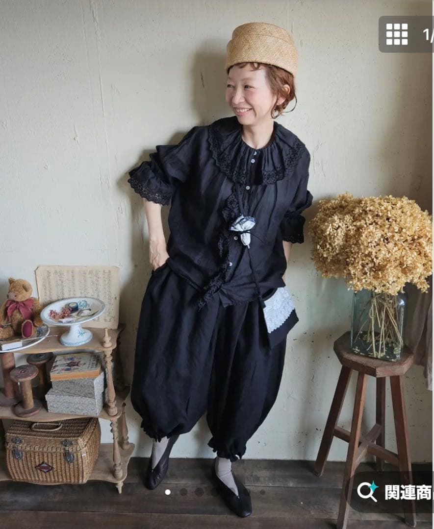 メグリメグッテ　アンティークドールなドロワーズパンツ