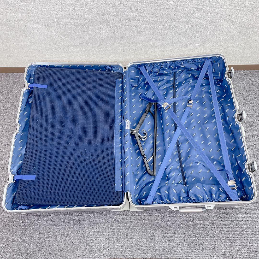 RIMOWA TOPAS 932.77 104L 青ロゴ アルミ スーツケース