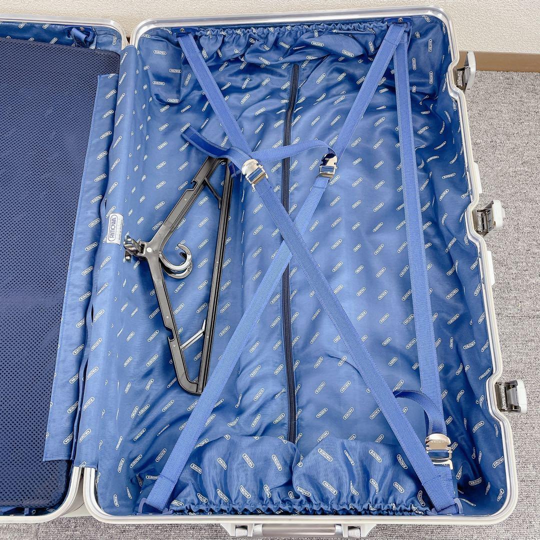 RIMOWA TOPAS 932.77 104L 青ロゴ アルミ スーツケース