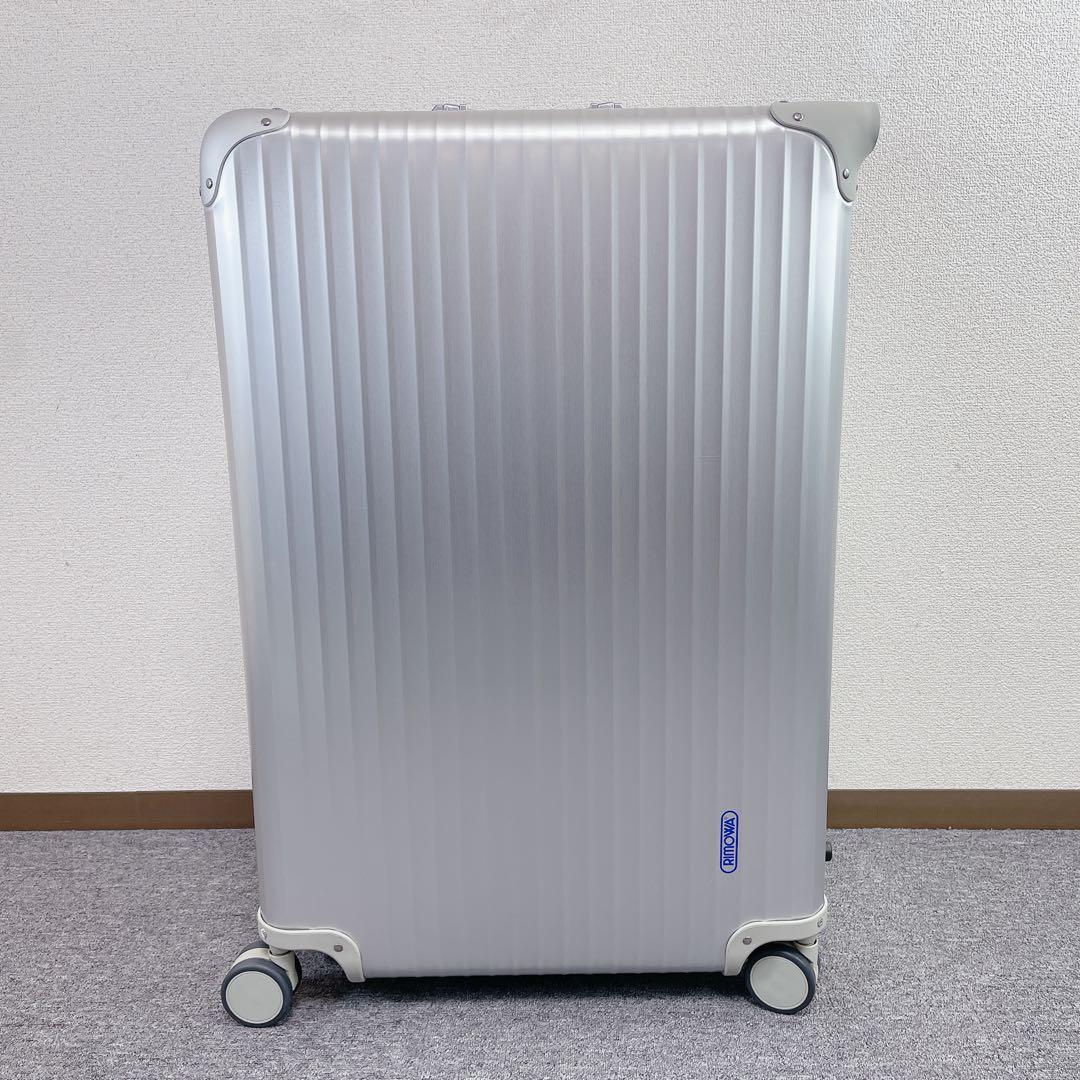 RIMOWA TOPAS 932.77 104L 青ロゴ アルミ スーツケース