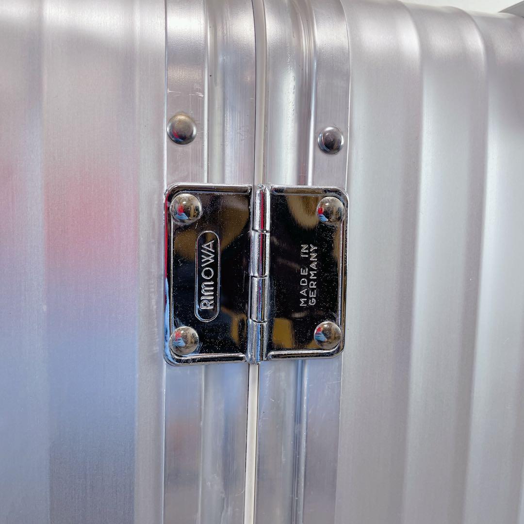 RIMOWA TOPAS 932.77 104L 青ロゴ アルミ スーツケース