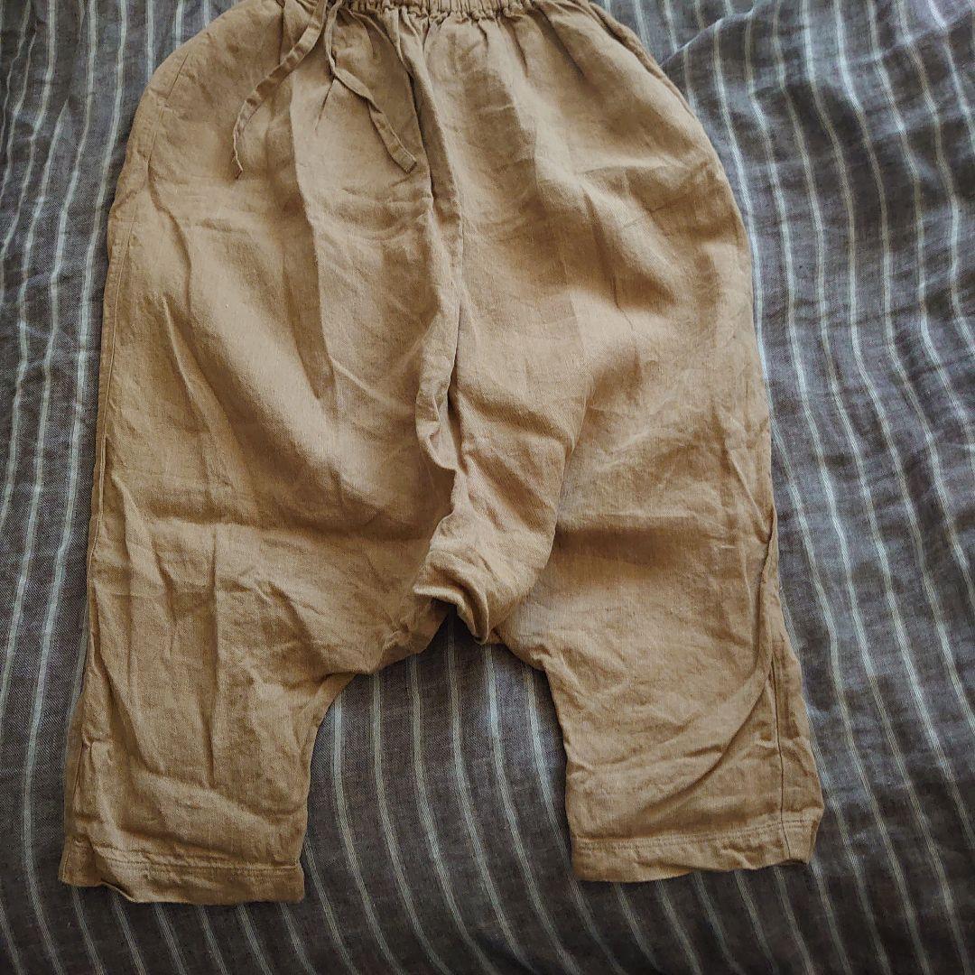 イチ アンティークス リネンサルエルパンツ