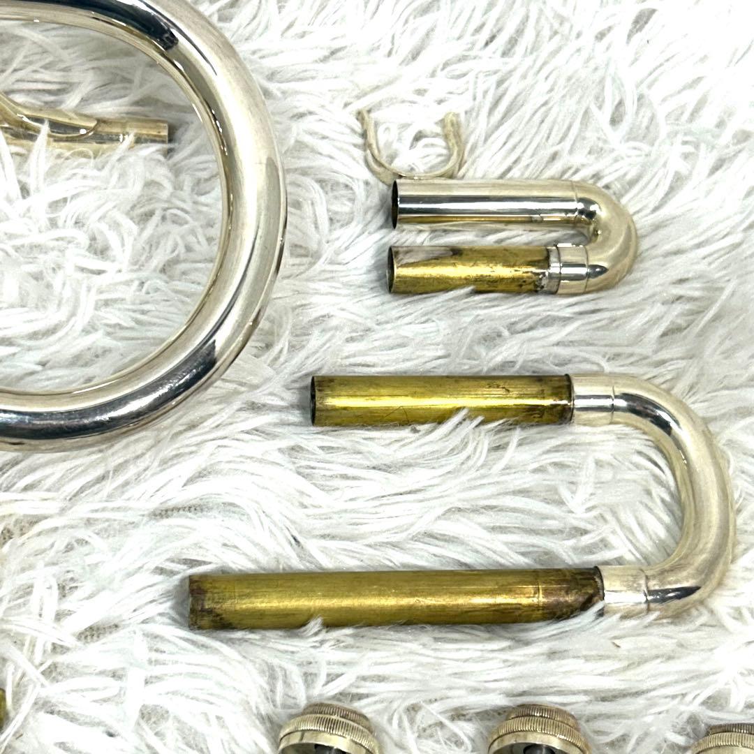 【美品】YAMAHA ヤマハ YCR-3330S コルネット シルバー 動作確認