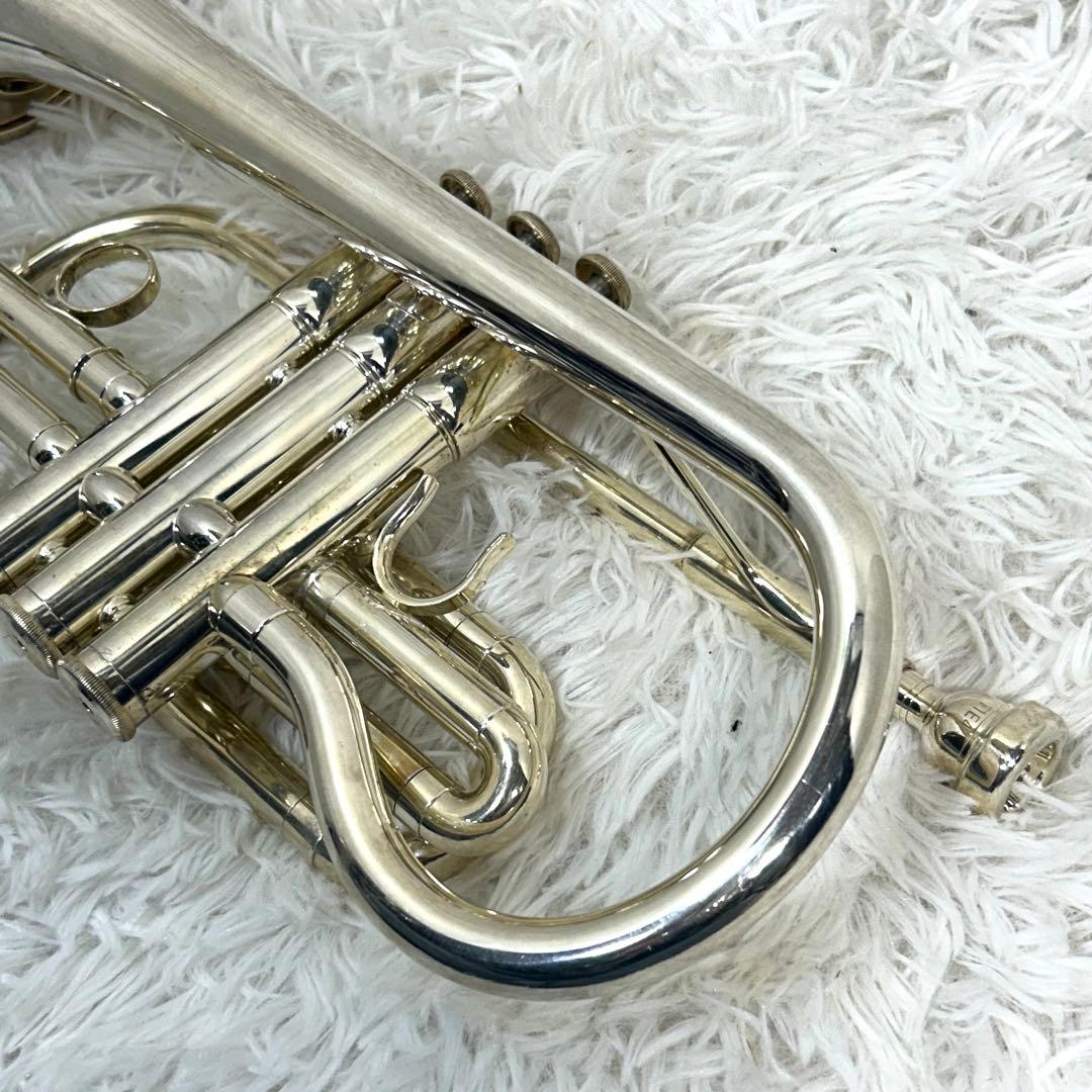 【美品】YAMAHA ヤマハ YCR-3330S コルネット シルバー 動作確認