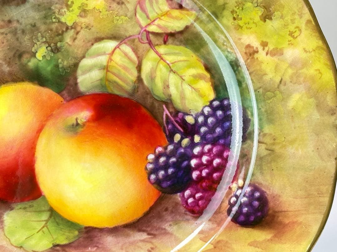 ロイヤル ウースター ペインテッド フルーツ プレートR7112332