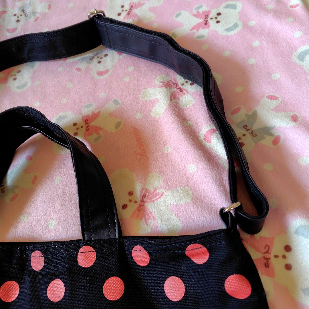 美品アーバンギャルド血の丸グッズ赤黒色トートバッグショルダーバッグゴシック系ケラ