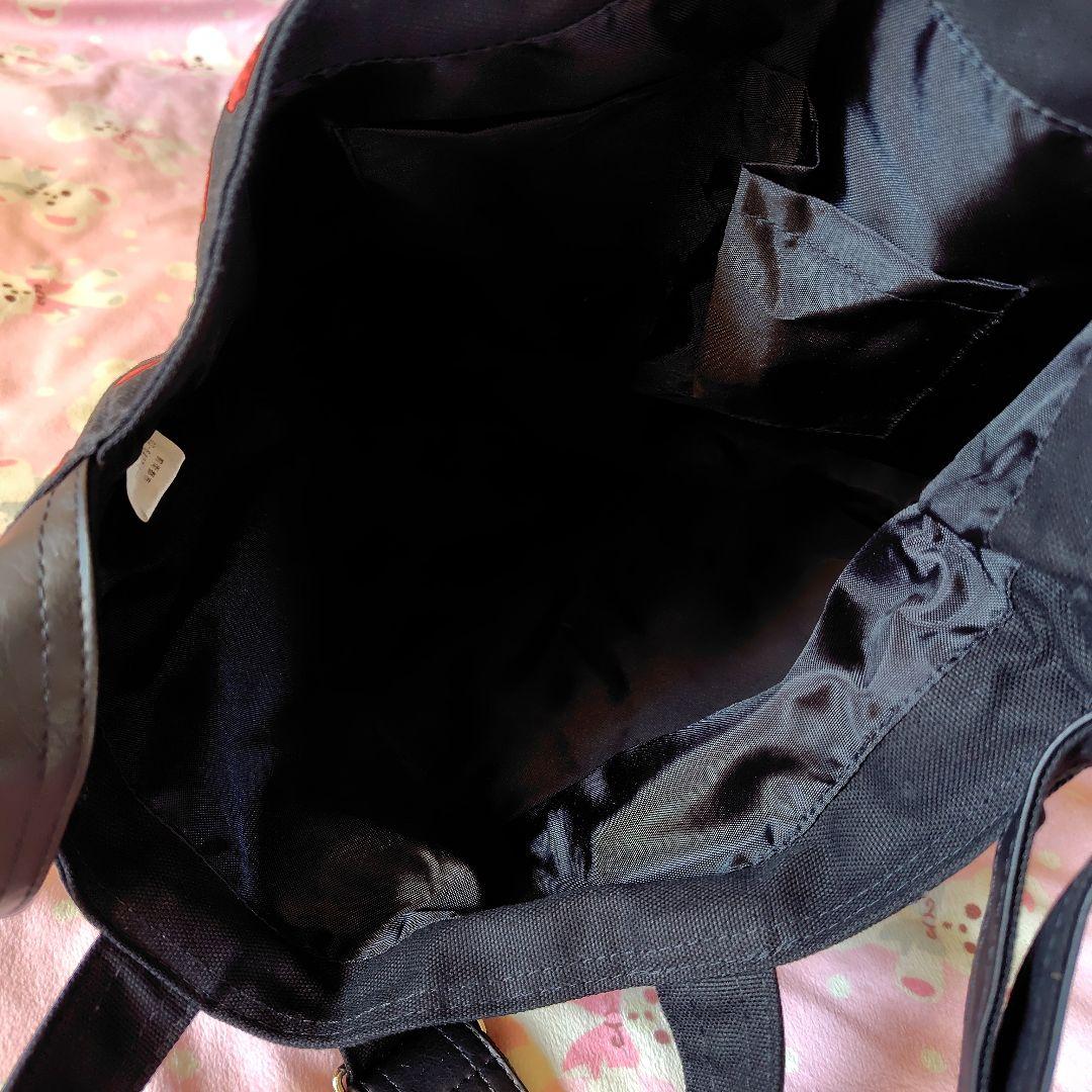 美品アーバンギャルド血の丸グッズ赤黒色トートバッグショルダーバッグゴシック系ケラ