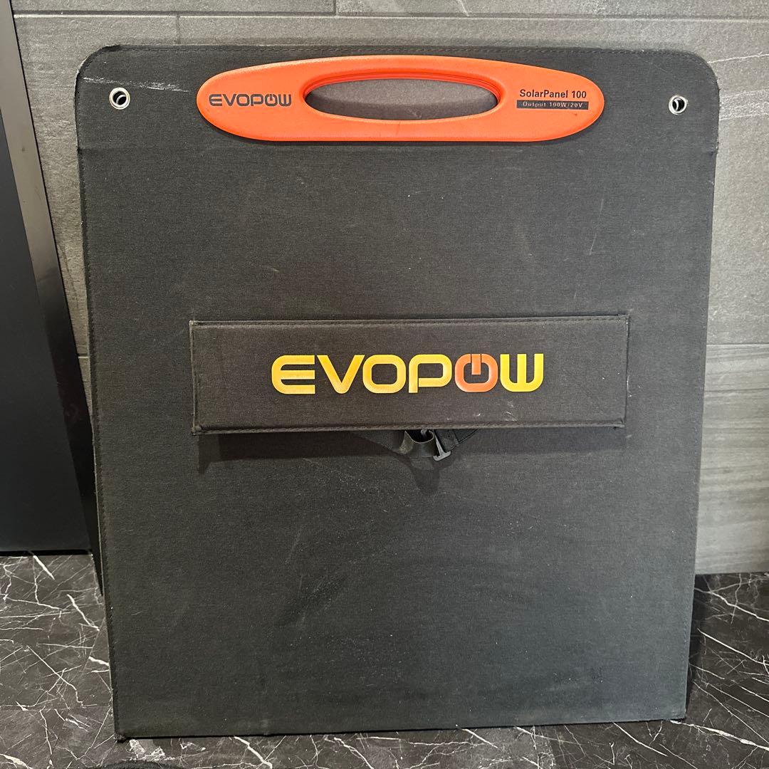 EVOPOWソーラーパネル100W ESSP100折りたたみ太陽光パネル