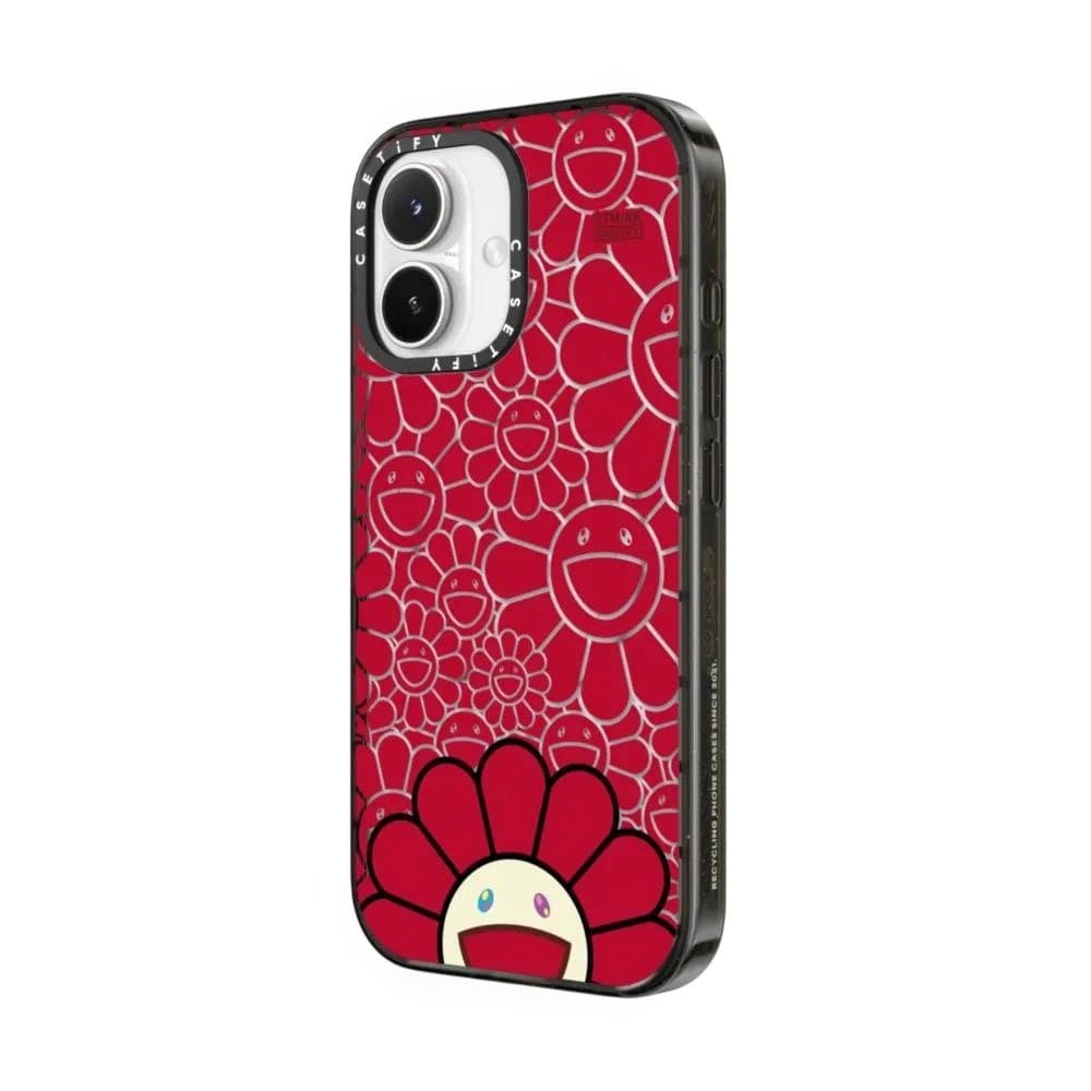村上隆× CASETiFY フラワー レッド iPhone 17 ケース