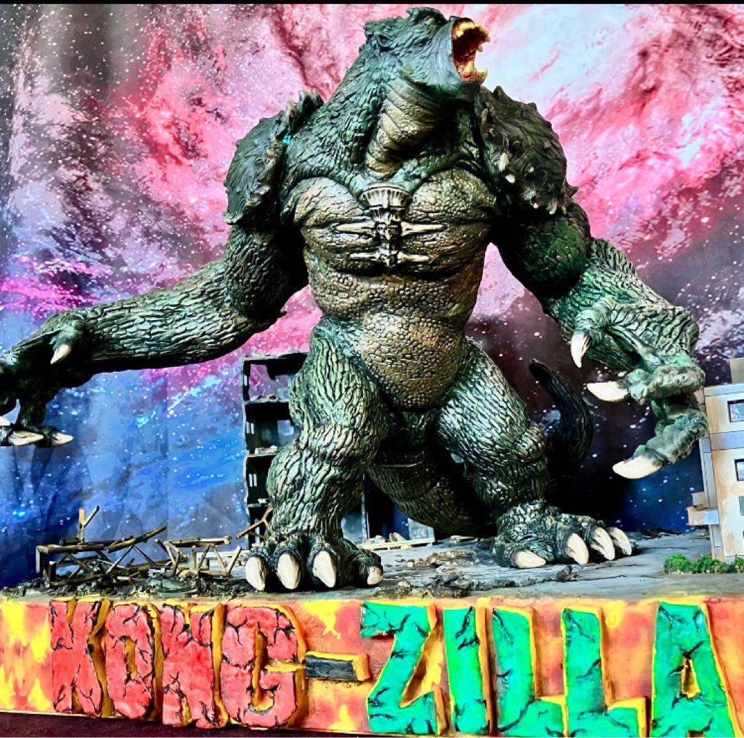 キングコング対ゴジラ コングジラ『KONG-ZILLA』レジン・ジオラマ￼完成品