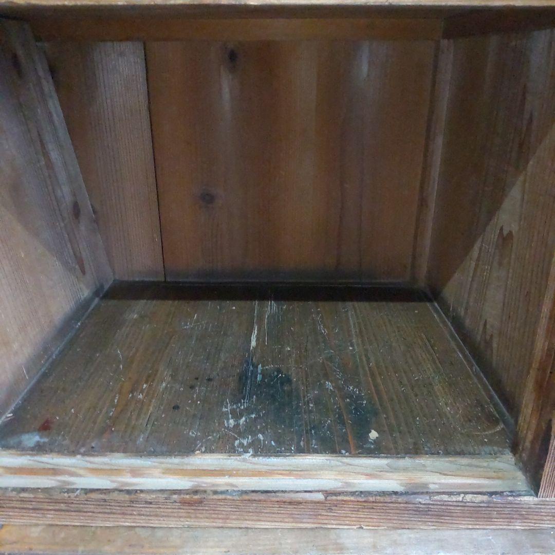 昭和レトロ　戸棚　縦45cm横106cm高さ75cm