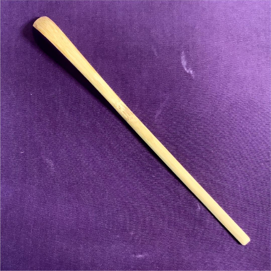 【茶道具】寛道和尚　銘:岩清水　茶杓