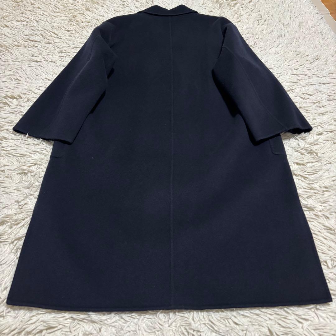 未使用級 スローブイエナ ダブルフェイスロングチェスターコート L相当