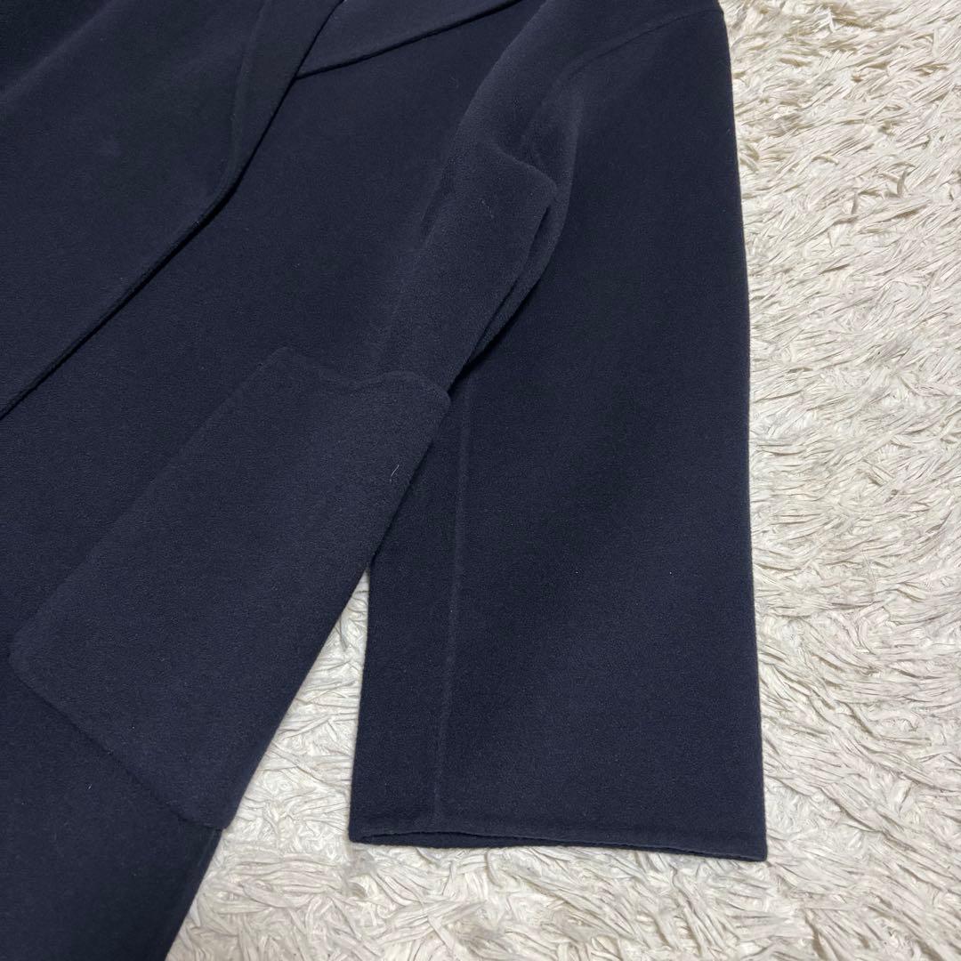 未使用級 スローブイエナ ダブルフェイスロングチェスターコート L相当