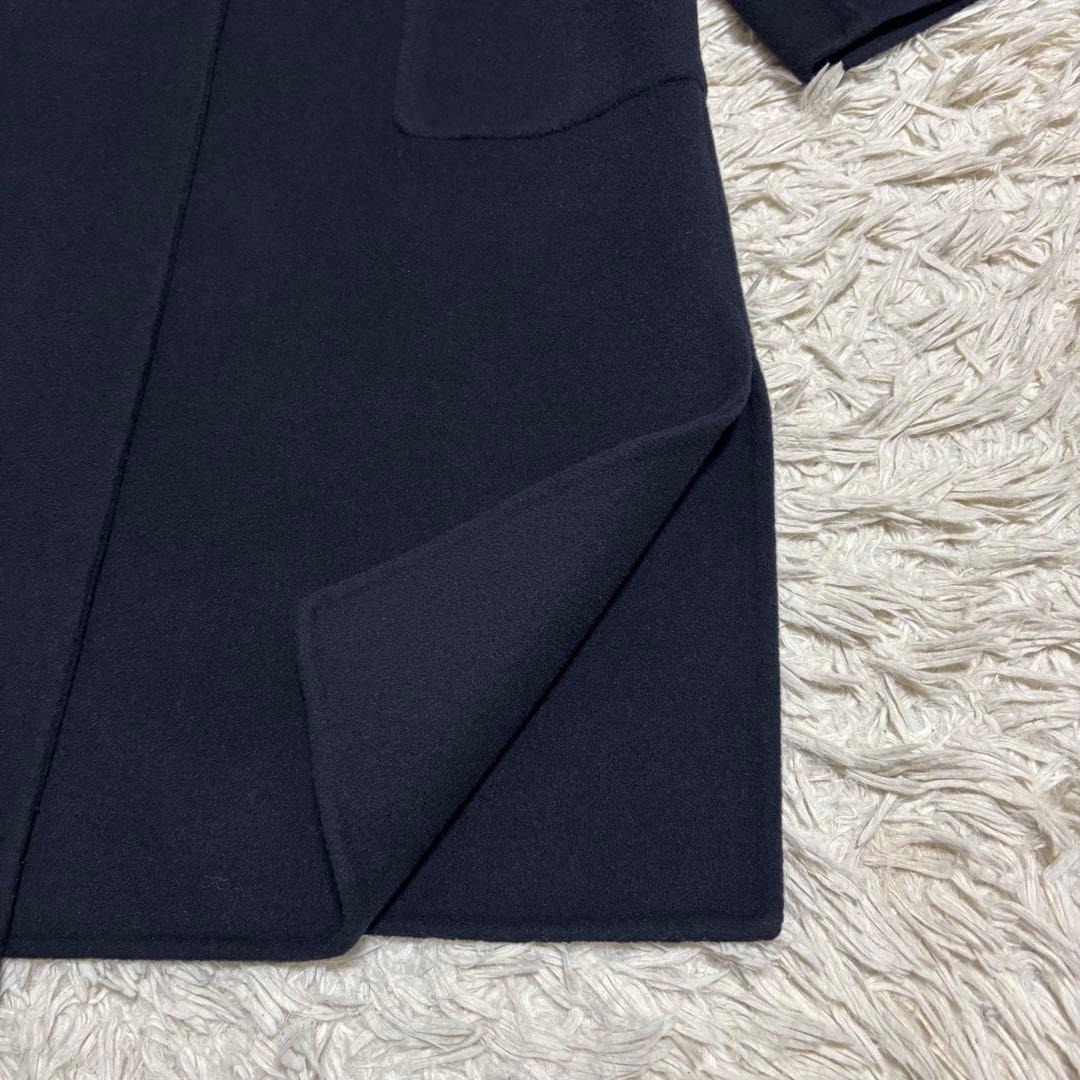 未使用級 スローブイエナ ダブルフェイスロングチェスターコート L相当