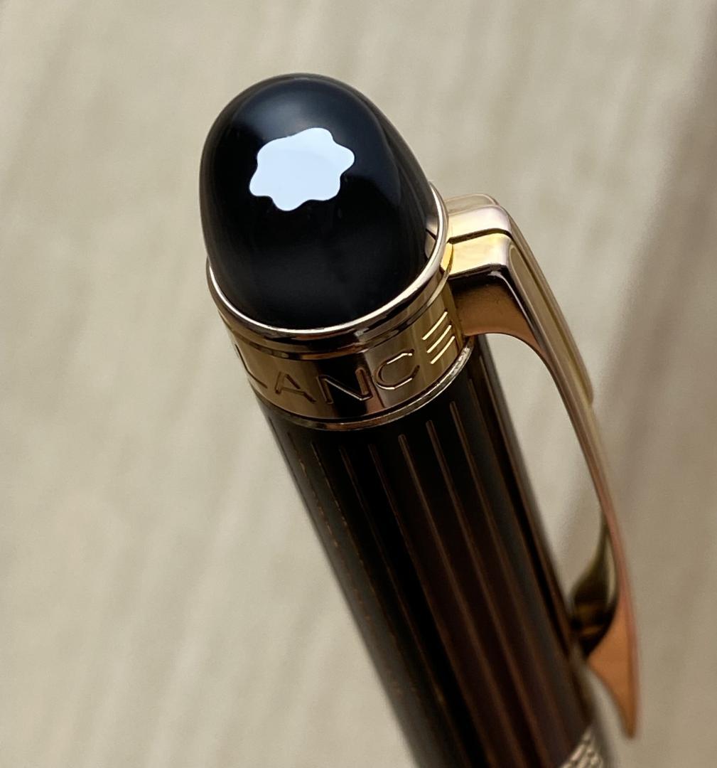 入手困難 美品 モンブラン スターウォーカー レッドゴールド メタル ボールペン