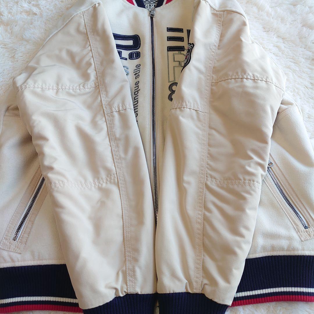 【極美品】パジェロ ワッペン ロゴ刺繍 フルジップ ブルゾン ジャケット L