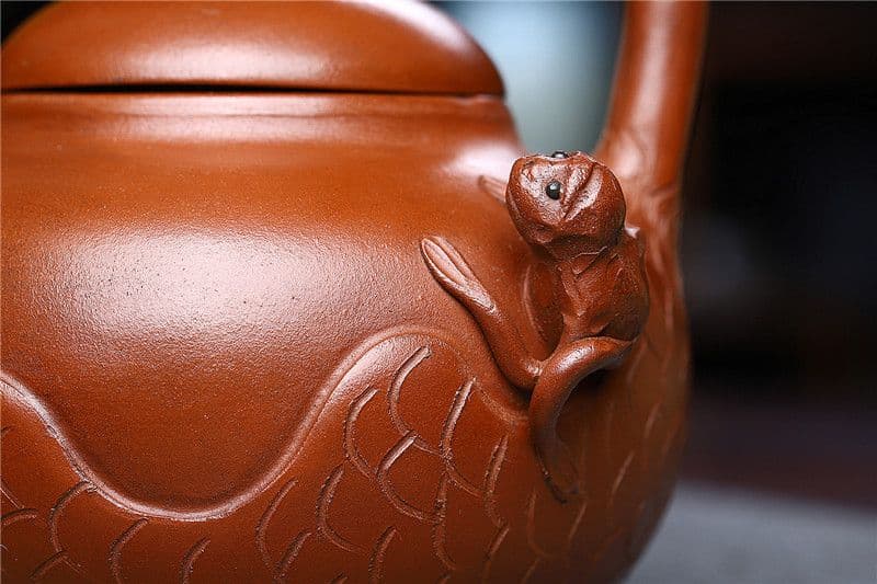 猿の壺紫砂壺 中国古美術  紫泥急須・茶壺・茶道具置物・古置物