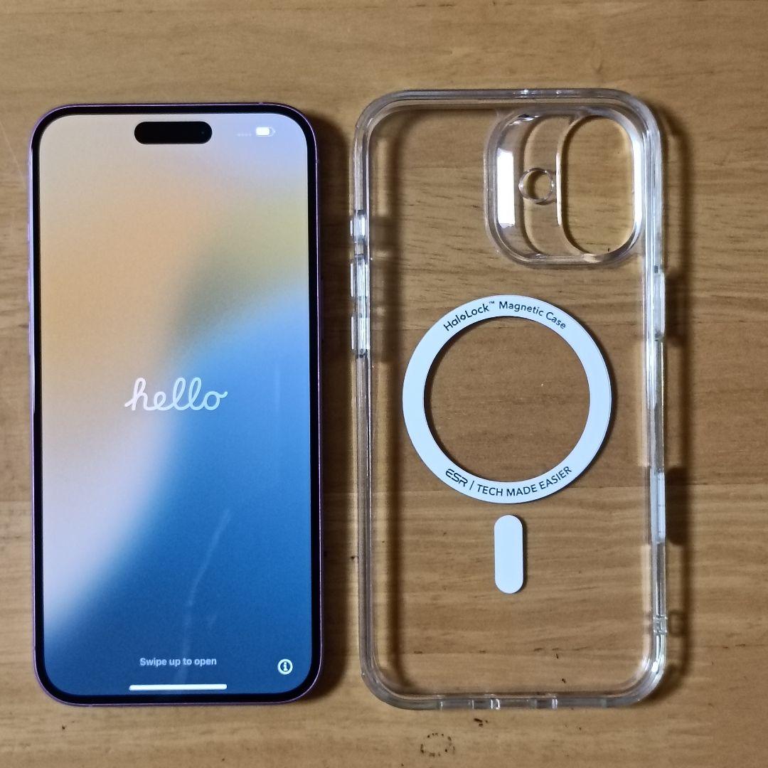 Apple iPhone 16 Plus 128GB ピンク 本体とケース付き