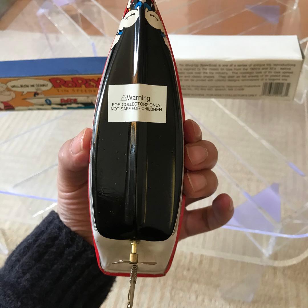 ポパイ　ブリキ　ボート