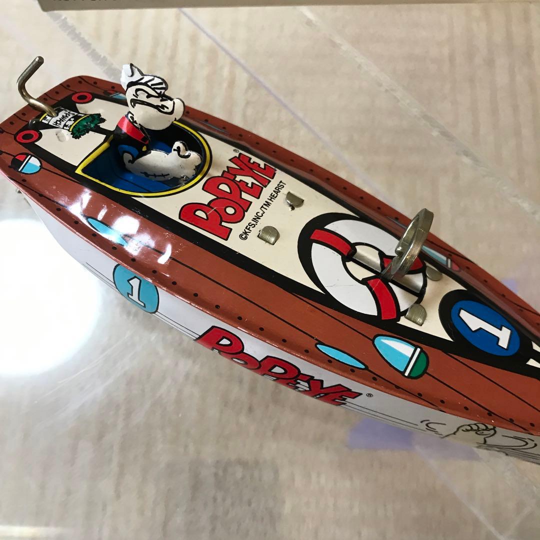 ポパイ　ブリキ　ボート