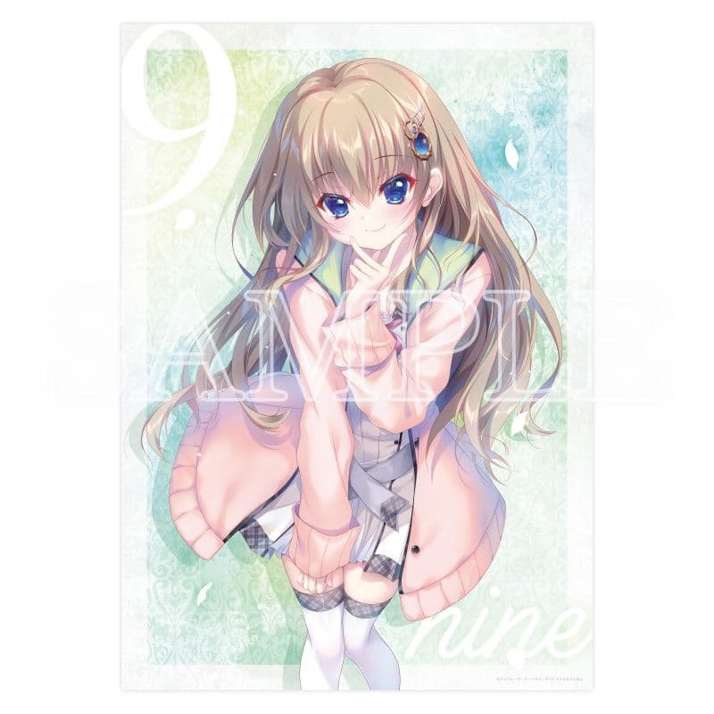 9-nine- 九條都 布ポスター ぱれっと通販限定