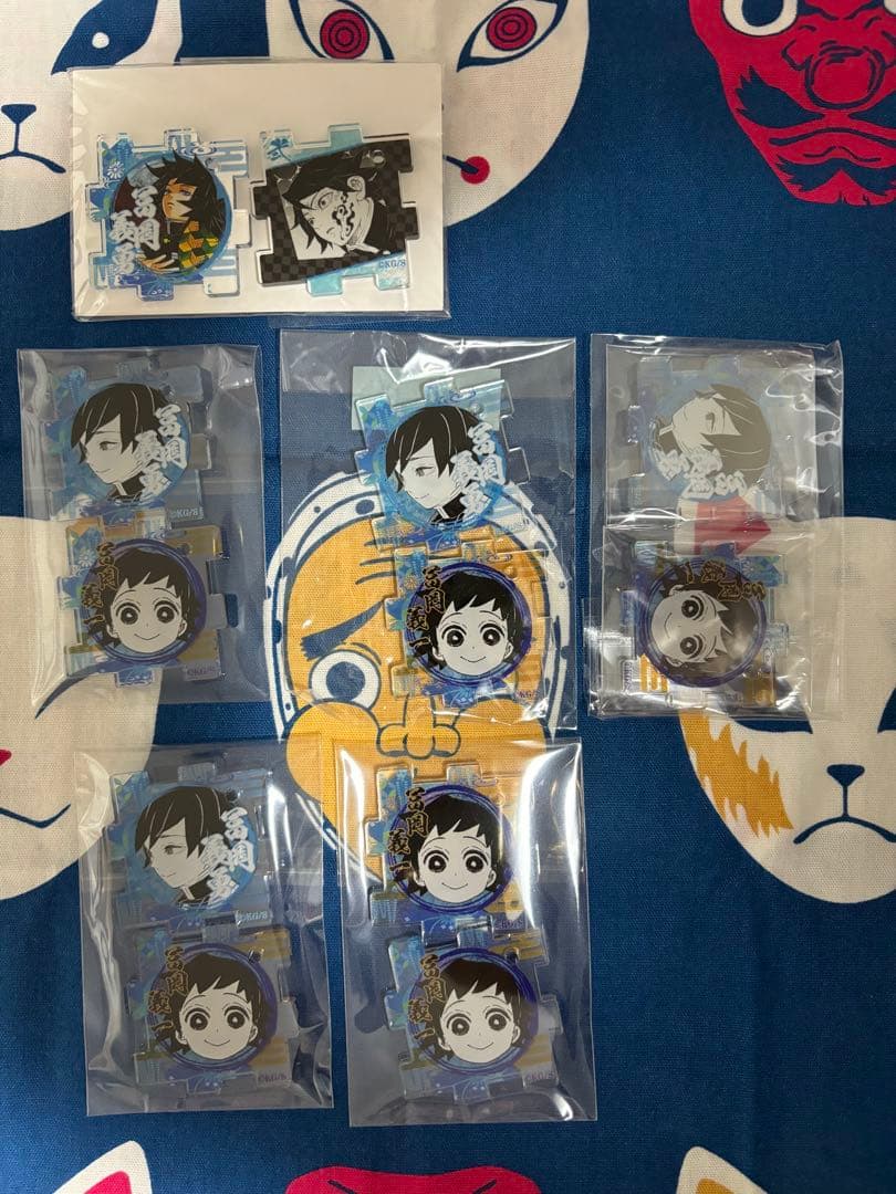 鬼滅の刃 つながるアクリルパズルコレクション 冨岡義勇　義一　6セット