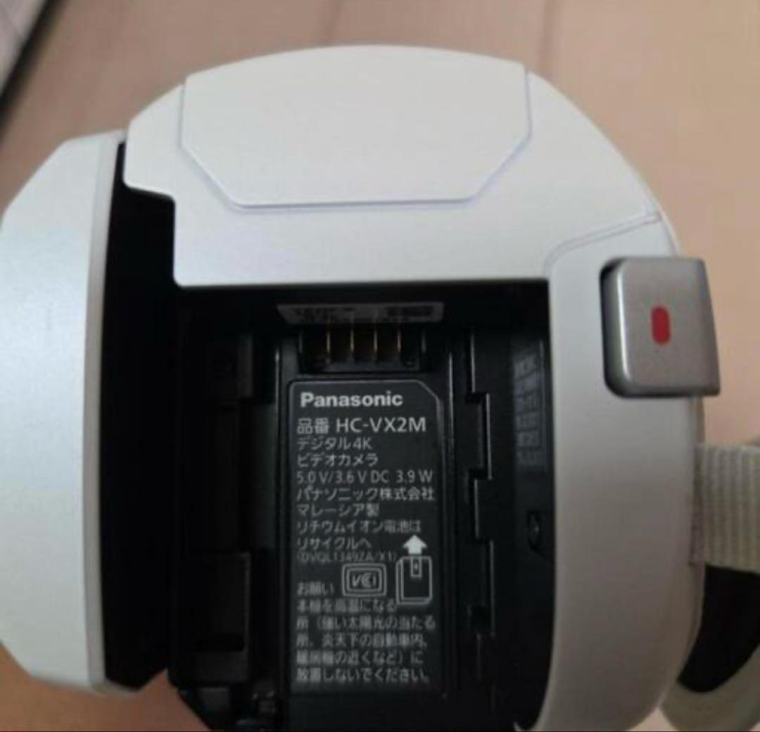 Panasonic HC-VX2M 4Kビデオカメラ 箱・取説・付属品あり