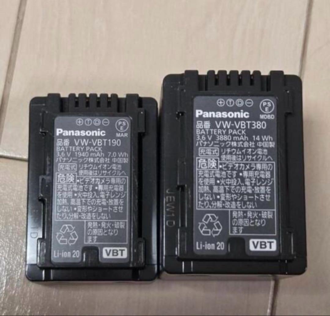 Panasonic HC-VX2M 4Kビデオカメラ 箱・取説・付属品あり