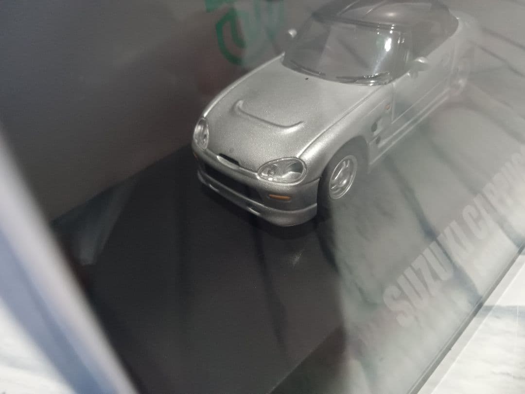 1/43 ホットワークス　スズキ スポーツ　カプチーノ　ミニカー　シルバー