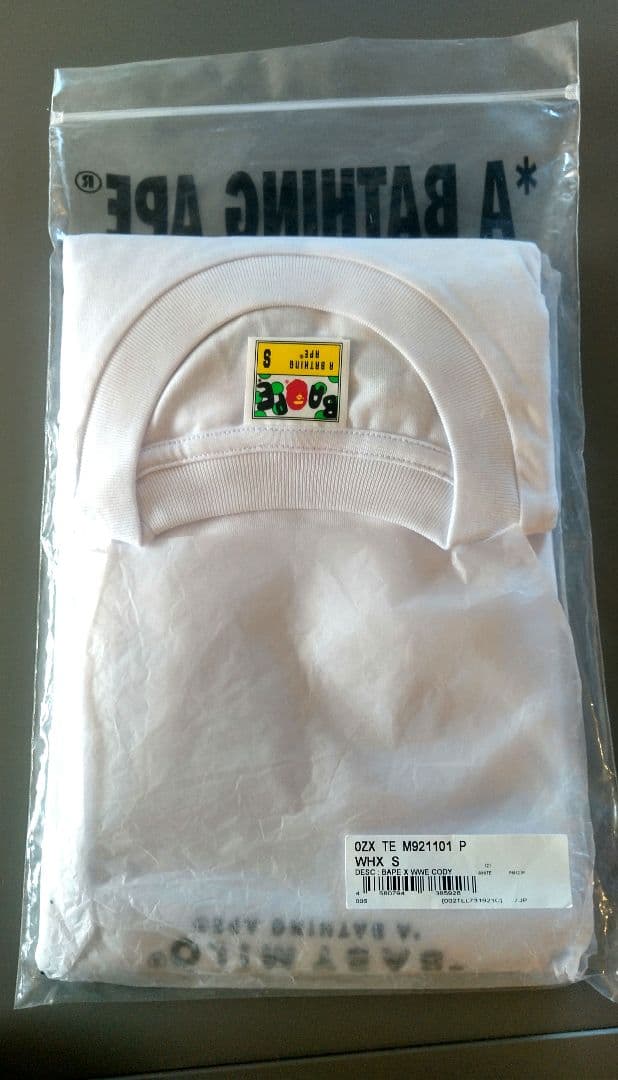 BAPE WWE CODY RHODES Tシャツ 新品未開封 S