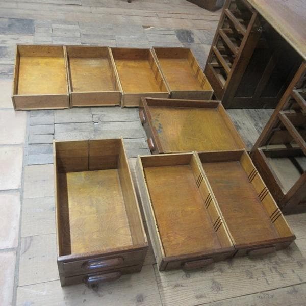 イギリス製 アンティーク 家具 デスク 机 収納 書斎 作業台 英国 6047e