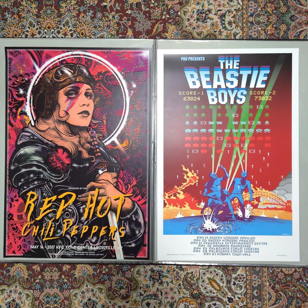 RHCP / Beastie Boys 海外コンサートポスターセット